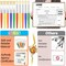 Paint Brushes, 50 Pcs Kids Paint Brushes Bulk Toddler Paint Brushes Set with Big Round Paint Brush and Large Flat Paint Brushes for Preschool Children Painting Party Supplies